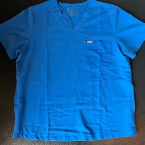 Figs men's Royal Blue Chisec™ - Three-Pocket Scrub Top - XL / Royal Blue